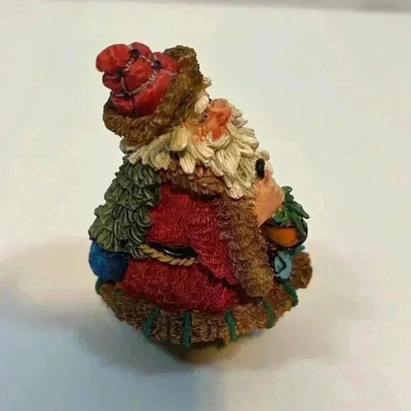 Crinkle Claus My Possible Dreams Santa with Tree #659011 Figurine Resin 4" Tall - Picture 5 of 10